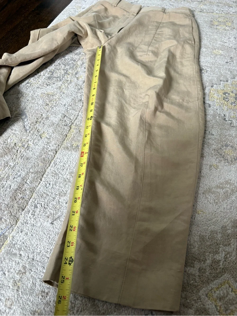 Banana Republic Tencel Linen Barrel Leg Pant